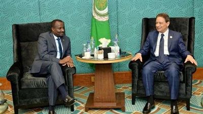 كرم جبر يلتقي وزير الثقافة والشباب والرياضة  بالجمهورية الإسلامية الموريتانية