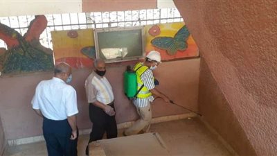 تطهير لجان الثانوية العامة بشبرا الخيمة