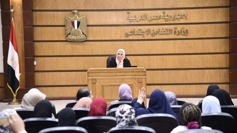 وزيرة التضامن الاجتماعى