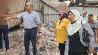 ضبط 100 مخالفة إشغال طريق ورفع 50 طن مخلفات وسط الإسكندرية