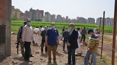 حملة مكبرة لإزالة 4 مباني مخالفة في بنها