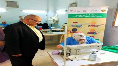 بدء تنفيذ خطة الدورات ببني سويف وصرف مستلزمات المتدربين