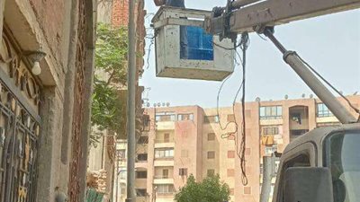 محافظ القليوبية يتابع اعمال تطوير وإصلاح كافة أعمدة الإنارة بطرق وشوارع المركز