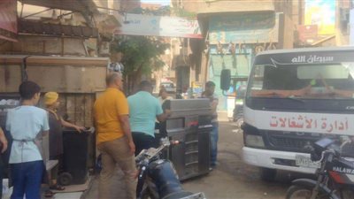 حملات أمنية موسعة  لإزالة الإشغالات بمركز قليوب