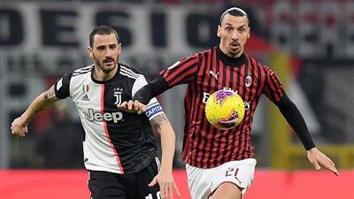 بث مباشر.. مباراة يوفنتوس وميلان بكأس إيطاليا