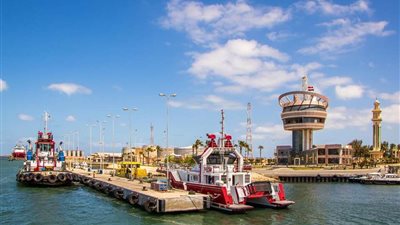 دخول و خروج 25 سفينة بميناء دمياط خلال 24 ساعة