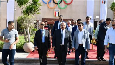 رئيس الأولمبية الدولية يزور مدينة مصر للألعاب الأولمبية بالعاصمة الإدارية الجديدة