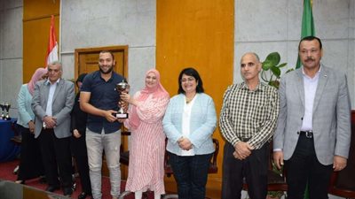 كليه الحاسبات والمعلومات تفوز بالمركز الأول لمهرجان جامعة المنوفية السنوي للعروض المسرحية