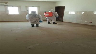 بعد ظهور حالات إصابة بكورونا.. الهلال الأحمر يطهر دار الباقيات الصالحات