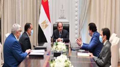 السيسي يوجه بسرعة إنشاء مخازن استراتيجية للتخزين الطبي