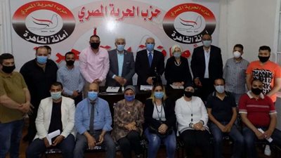 بالصور .. الحرية المصرى ينظم ندوة حول الدعاية الانتخابية فى ظل فيروس كورونا