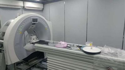 تشغيل جهاز أشعة مقطعية جديد لخدمة مرضى كورونا بمستشفى بنها الجامعي