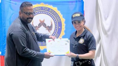 هند وجيه أول حارس خاص معتمد من وزارتي الداخلية والخارجية: الجيم لايقضي على  الأنوثة