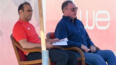 محمود الخطيب يحضر مران الأهلي اليوم