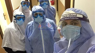 تعافي 7 حالات من كورونا وخروجهم من عزل المدينة الجامعية ببني سويف