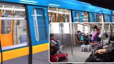 تفاصيل  ضبط 3 بائعين عرضوا سلع على المواطنين داخل عربات المترو