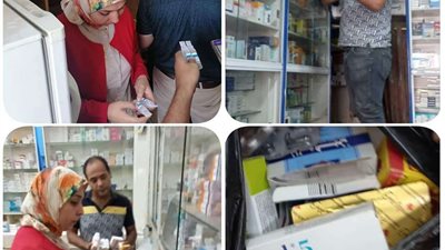 ضبط 3 صيدليات بها أدوية مهربة وغير مصرح بتداولها بالبحيرة