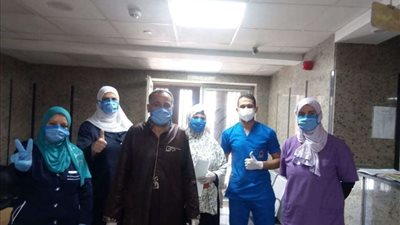 خروج 12 حالة شفاء من مستشفى العزل بقها