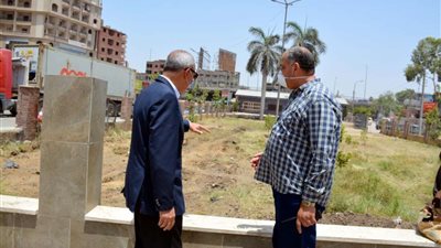 محافظ القليوبية يتابع أعمال تطوير وتجميل مدينتي قليوب وشبرا الخيمة