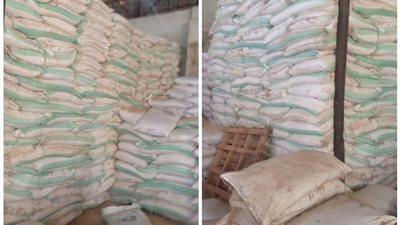 ضبط 20 طن علف منتهي الصلاحية في حملة تموينية بمركز إدكو