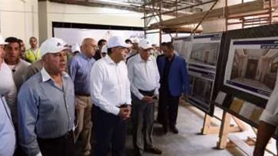 رئيس الوزراء يتفقد مشروع محطة السكك الحديد بمنطقة بشتيل فى الجيزة