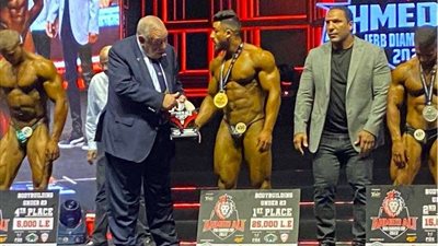ختام رائع لبطولة أحمد علي الدولية دايموند كاب لكمال الأجسام