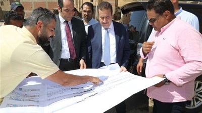 محافظ المنوفية يوجه بتطوير 5 ميادين بنطاق المدينة