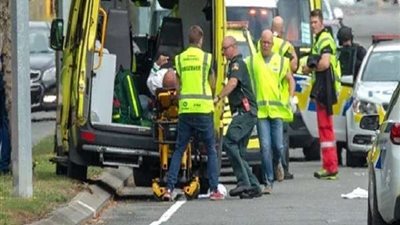 شاهد.. اللقطات الأولى لحادث إطلاق نار في نيوزيلندا