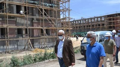 رئيس جامعة الإسكندرية يتفقد أعمال الإنشاءات الجديدة بأبيس
