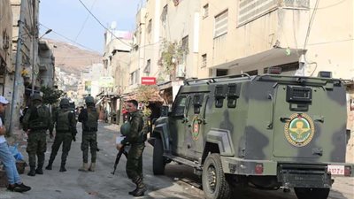 الأمن الوطني الفلسطيني يمنع القوات الإسرائيلية من اقتحام منطقة باب الزاوية