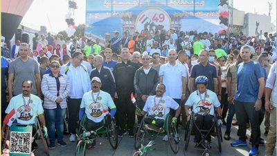 محافظ الإسكندرية يطلق المارثون الرياضي احتفالا بالذكرى الـ49 لانتصارات أكتوبر