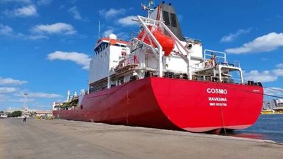 ميناء غرب بورسعيد يشهد نشاطا ملحوظا بحركة تداول السفن