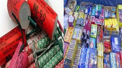 العثور على 134 ألف قطعة ألعاب نارية متنوعة بحوزة شخص بالقاهرة