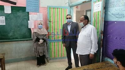 نائب محافظ الغربية يتفقد لجان الثانوية العامة بكفر الزيات