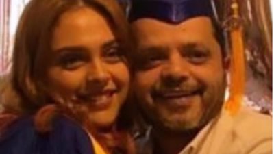 محمد هنيدي يحتفل بتخرج ابنته من المدرسة