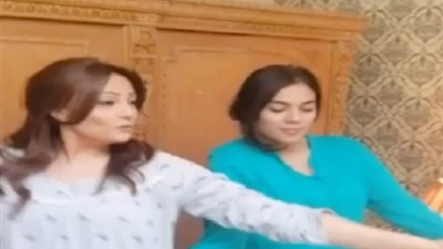 على أنغام عود البطل.. رقص بشرى وثراء جبيل (فيديو)