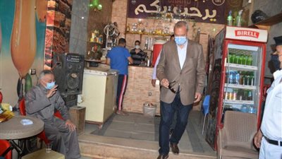 محافظ القليوبية يتابع عودة النشاط للمطاعم والمقاهي ويشدد على الغلق للمخالفين
