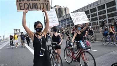 واشنطن.. ملاحقات قضائية لمتظاهرين حاولوا إسقاط تمثال أمام البيت الأبيض