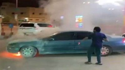 مواطن ينقذ محطة وقود من كارثة محققة بالرياض (فيديو)