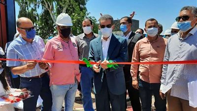 محافظ الغربية يفتتح مشروع صرف صحي متكامل بسمنود