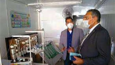 متابعة التدريب المهنى بوحدة التدريب المتنقلة بجنوب سيناء