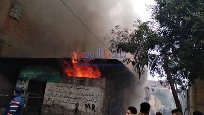 السيطرة على نشوب حريق هائل في برج سكني بالغربية