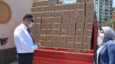 محافظ الدقهلية يوزع 1300 كشاف ليد على الوحدات المحلية