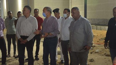 محافظ القليوبية يقود حملة لإزالة الإشغالات والتعديات علي أرصفة المُشاه والطريق العام