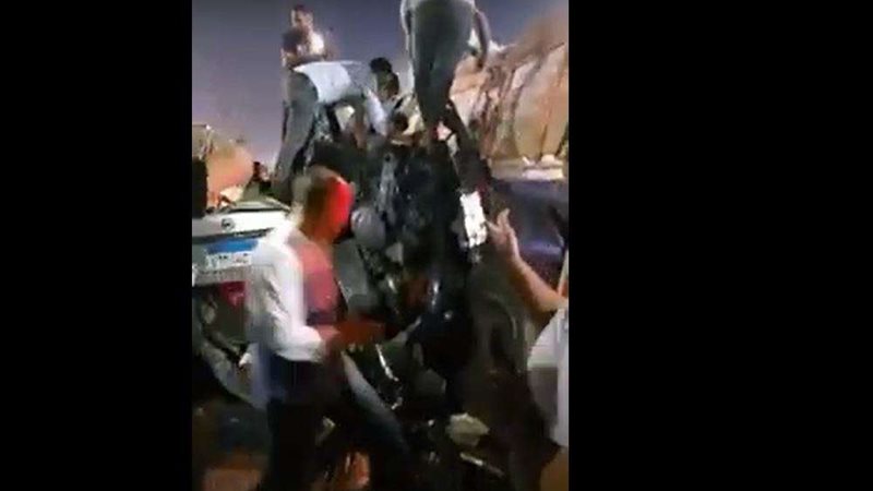 حادث تريلا الدائري