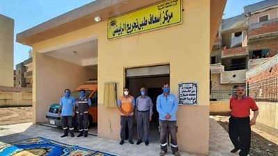 محمد صلاح يهدي مركز إسعاف متكامل لأهالي قريته بالغربية