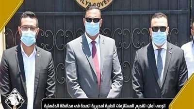 تنسيقية شباب الأحزاب تقدم مستلزمات طبية ومواد غذائية لمحافظة الدقهلية