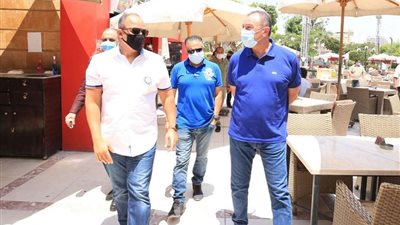 مقر الجزيرة.. محمود الخطيب يتابع الإجراءات الاحترازية