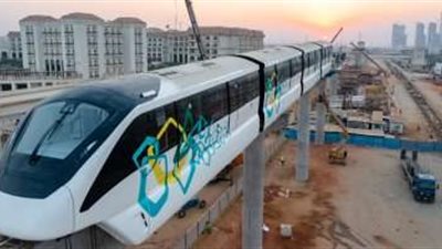 وصول 11 قطارا بمشروع مونوريل العاصمة الإدارية الجديدة