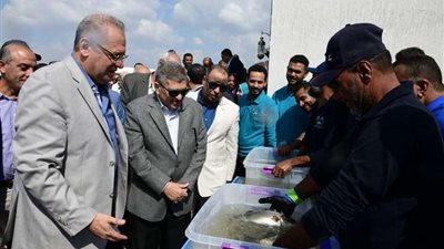 الفريق أسامة ربيع يفتتح مسجد